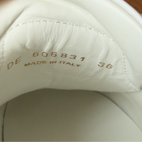 YSL. Saint Laurent Andy White Leather Sneakers - Picture 13 of 15